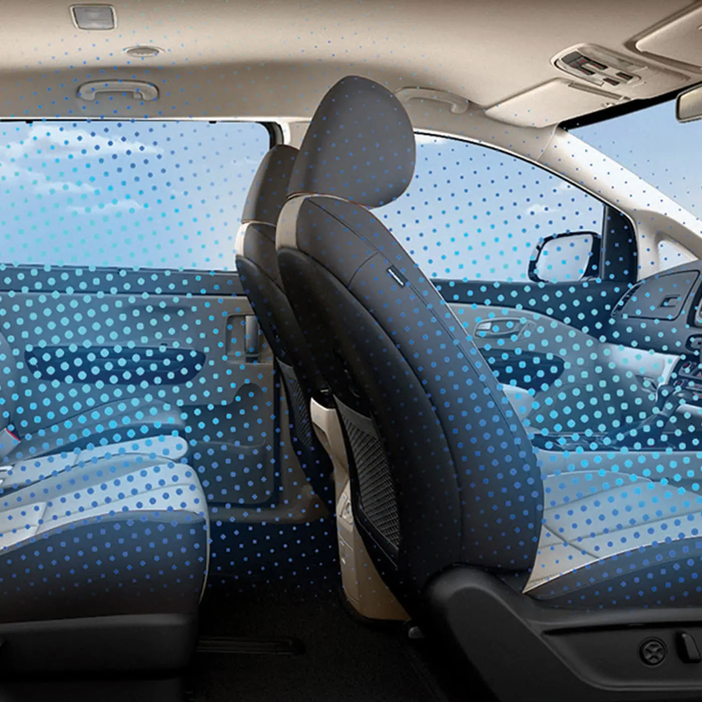 Kia Carnival tri-zone auto climate control